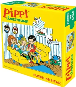Pussel 48 bitar Pippi Långstrump