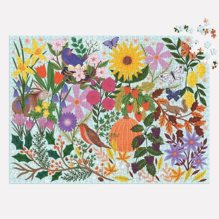 Pussel 1000 bitar Seasons in Bloom