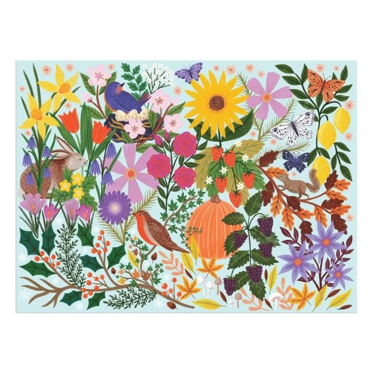 Pussel 1000 bitar Seasons in Bloom