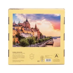 Pussel 1000 bitar Solnedgång över Stockholm