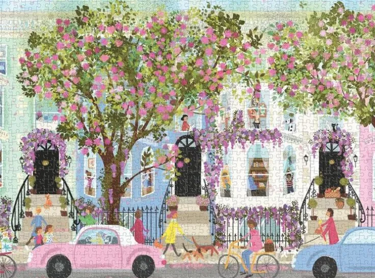 Pussel 1000 bitar Spring terrace puzzle