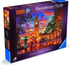 Pussel 1000 bitar Sunset At Parliament Square