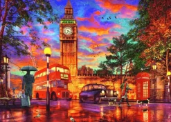Pussel 1000 bitar Sunset At Parliament Square