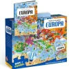 Pussel & bok - Lär och upptäck Europa