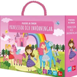 Pussel & saga : Prinsessor och enhörningar