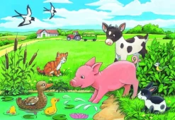 Pussel 2x12 bitar Baby Farm Animals