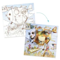 Pyssel färgläggning Malos resa