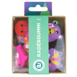 Radergummi djur 15st