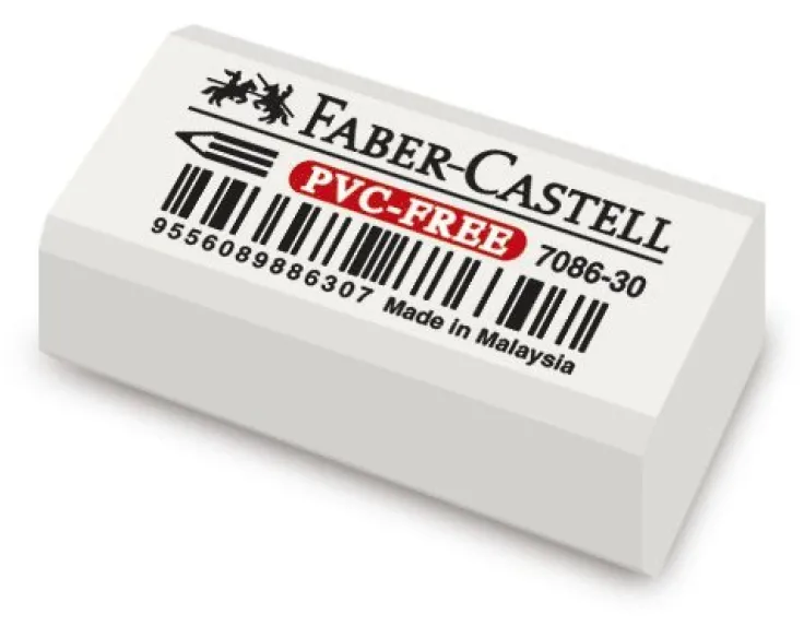 Radergummi litet PVC-fritt