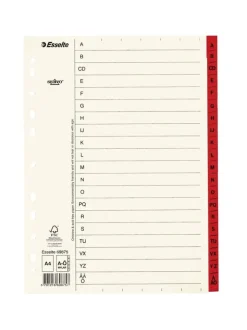 Register A4 A-Ö servo