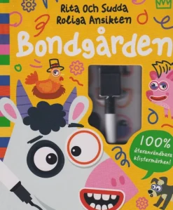 Rita och sudda roliga ansikten. Bondgården