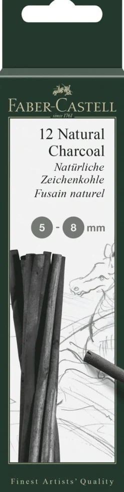 Ritkol Faber-Castell naturellt dia 5-8 mm