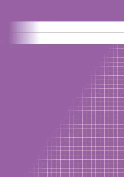 Räknehäfte A5 5x5mm rutor lila