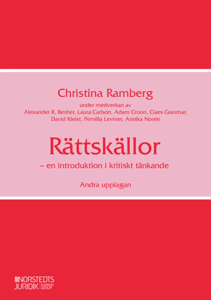 Rättskällor : en introduktion i kritiskt tänkande