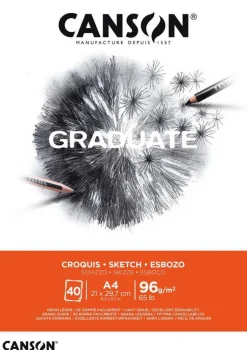 Skissblock A4 Graduate 96g 40 blad