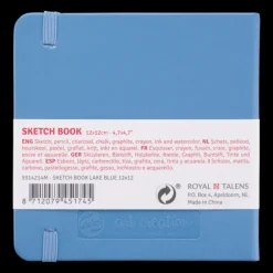 Skissbok 12x12cm Art Creation ljusblå