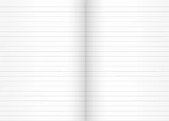 Skrivhäfte A5 linjerad Elin ruta mint