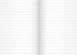 Skrivhäfte A6 linjerad Elin blomma mint