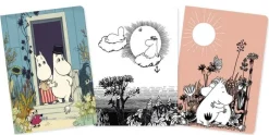 Skrivhäfte A5 linjerad 3-pack Moomin