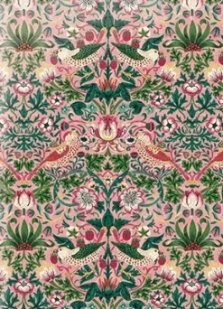 Skrivhäfte A6 3-pack - William Morris : Strawberry Thief Blush