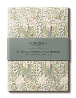 Skrivhäfte A6 3-pack - William Morris