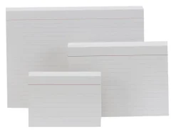 Skrivkort A6L 100st vit
