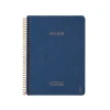 Spiralblock A5 linjerad marinblå