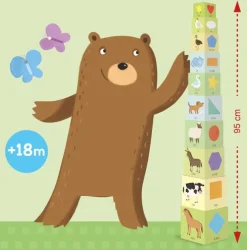 Stapelklossar & bok - Naturen