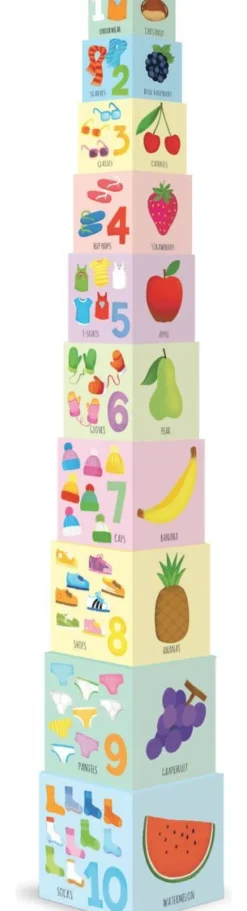 Stapelklossar & bok - Naturen