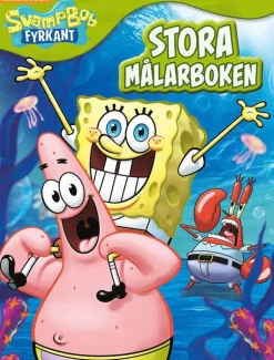SvampBob Fyrkant. Stora målarboken