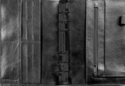 Systemkalender Regent skinn svart