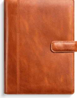 Systemkalender Regent skinn brun