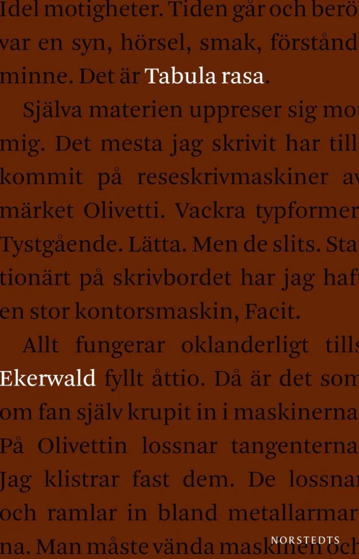 Tabula rasa : fragment av ett liv