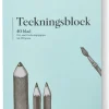 Teckningsblock A4 170g 40 blad