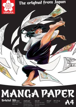 Teckningsblock A4 Sakura Manga Paper - Bristol