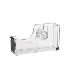 Tejphållare akryl transparent svart