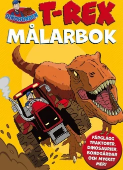 T-rex målarbok