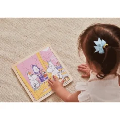 Träpussel 16 bitar Moomin Construction Fun