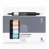 Tuschpenna Promarker 6 Pastel tones