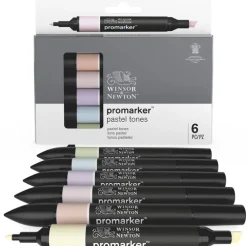 Tuschpenna Promarker 6 Pastel tones