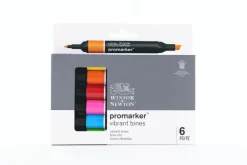 Tuschpenna Promarker 6 Vibrant tones