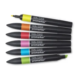 Tuschpenna Promarker 6 Vibrant tones