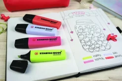 Överstrykningspenna Stabilo Boss pastell 4 färger