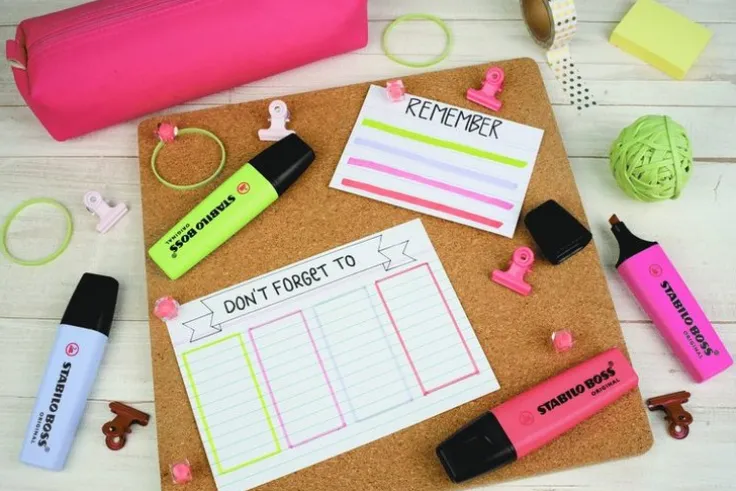 Överstrykningspenna Stabilo Boss pastell 4 färger