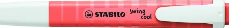 Överstrykningspenna Stabilo Swing Cool Pastell ljuskorall