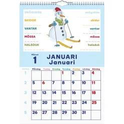 Väggkalender 2026 Barnens Almanacka