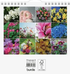Väggkalender 2025 Blommor