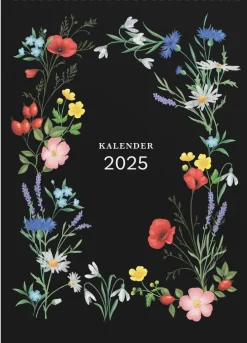 Väggkalender 2025 Illustrerad blomster