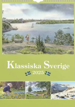 Väggkalender 2025 Klassiska Sverige