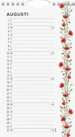 Väggkalender 2026 Mini Duo
